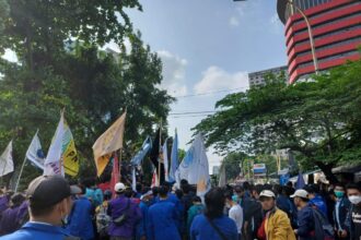 Ilustrasi demo mahasiswa melakukan penolakan terhadap kenaikan PPN 12 persen.(Foto dok ipol.id)