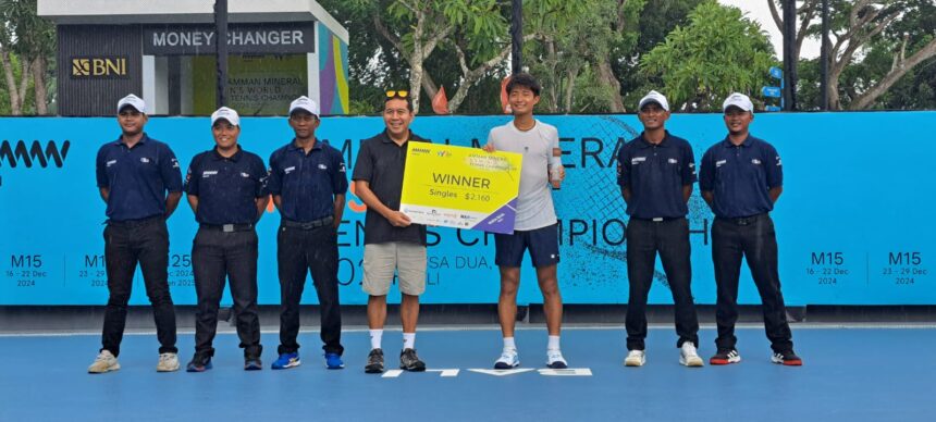 Hayato Matsuoka Rajai tunggal putra, M-15 Amman Mineral Men's World Tennis Championship 2024 Seri Kedua