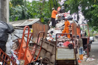 Ilustrasi sampah yang bakal membanjiri tempat panggung hiburan malam tahun baru.(Foto dok Dinas LH)