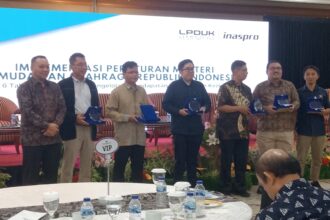 Direktur Lembaga Pengelola Dana dan Usaha Keolahragaan (LPDUK) Ferry Kono membuka sosialisasi Peraturan Menpora RI No.6 Tahun 2024 Tentang Pengelolaan Pendapatan dari Layanan Keolahragaan di Jakarta, Rabu (11/12/2024).