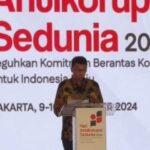 Ketua Komisi Pemberantasan Korupsi (KPK), Nawawi Pomolango dalam peringatan Hari Antikorupsi Sedunia (Hakordia) 2024 di Gedung Juang KPK, Jakarta Selatan, Senin (9/12/2024). Foto: Live streaming YT @kpkri