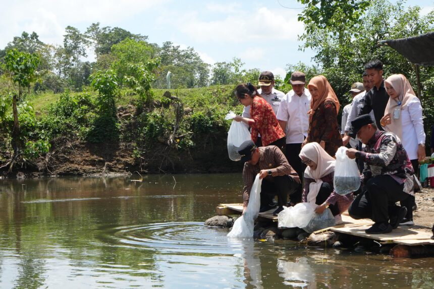 Bantuan bibit ikan dari Pemprov Sulsel. Foto: dok humas