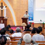 Menteri Nusron di Gereja Kristen Pasundan. Foto: dok humas