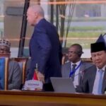 Presiden Prabowo Subianto berpidato saat KTT Ke-11 Developing Eight (D-8) di Kairo, Mesir, Kamis (19/12/2024). Foto: Tangkapan layar video viral