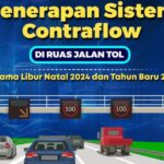 Jadwal penerapan contraflow di ruas jalan tol selama libur Natal 2024 dan Tahun Baru 2025. Foto: Instagram @korlantaspolri.ntmc