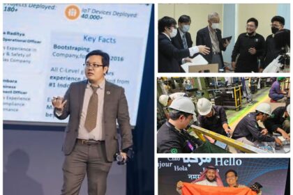 Startup deep tech PT Ravelware Technology Indonesia dalam ajang EWC 2024 di Arab saudi. Foto: dok ist