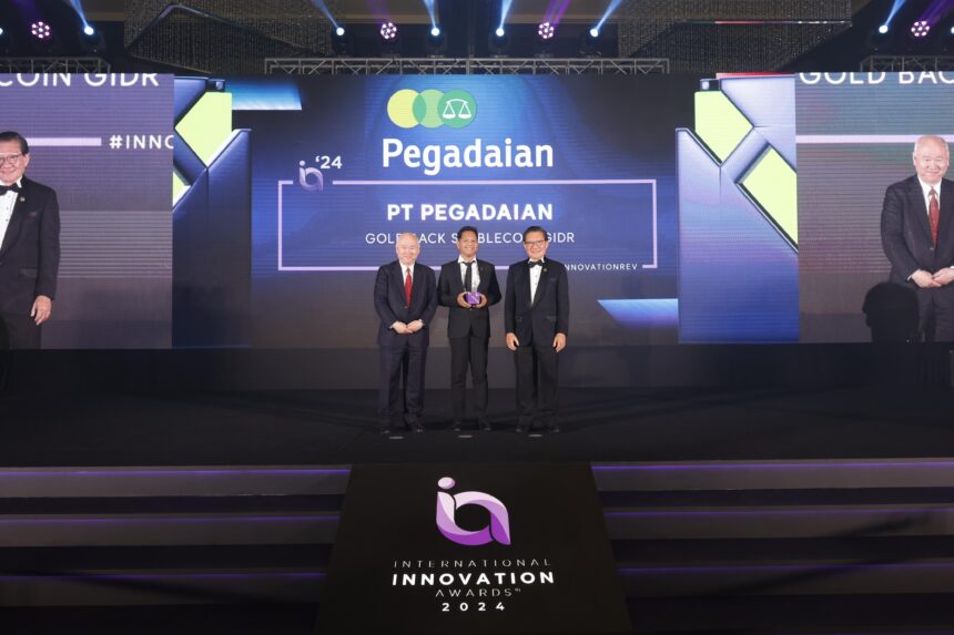 Pegadaian raih penghargaan di International Innovation Awards 2024.Foto: Ist