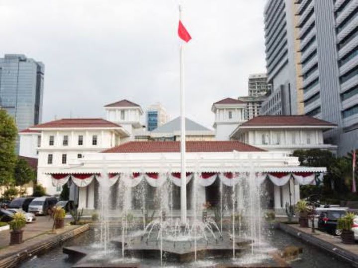 Ilustrasi gedung Balai Kota DKI Jakarta di kawasan Jakarta Pusat.(Foto dok pemprov)