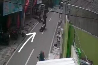 Perempuan terluka di Jakut akibat terseret 100 meter saat pertahankan motornya. Foto: Instagram @jakut.info