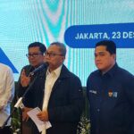 Konferensi Pers Rapat Koordinasi Terbatas (Rakortas) membahas Cadangan Pangan Pemerintah (CPP) di Kantor Kemenko Bidang Pangan, pada Senin (23/12/2024). Foto: Ipol.id/Vinolla Romadhona