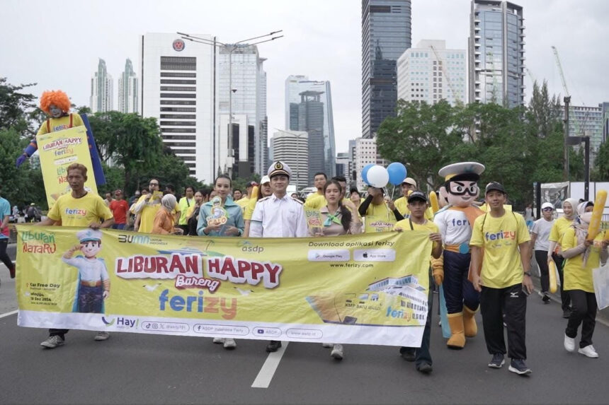 Sosialisasi ASDp di Car Free Daya Jakarta terkait pelayanan. Foto: dok humas