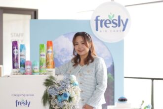 Marketing Manager Household Category WINGS Group Indonesia, Fenny Tjuatja Dharma, di Acara Peluncuran Fresly Air Care.