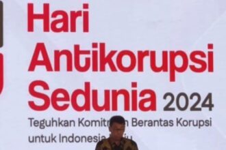 Ketua Komisi Pemberantasan Korupsi (KPK), Nawawi Pomolango dalam peringatan Hari Antikorupsi Sedunia (Hakordia) 2024 di Gedung Juang KPK, Jakarta Selatan, Senin (9/12/2024). Foto: Live streaming YT @kpkri