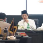 saat mengikuti Rapat Kordinasi Lintas Sektoral terkait Kesiapan Operasi Lilin 2024 dalam rangka Keamanan Natal 2024 dan Tahun Baru 2025 yang digelar di Auditorium STIK Polri, Jakarta