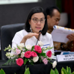 Menkeu Sri Mulyani dalam Konferensi Pers bertajuk “Paket Stimulus Ekonomi untuk Kesejahteraan” yang dilaksanakan di Jakarta