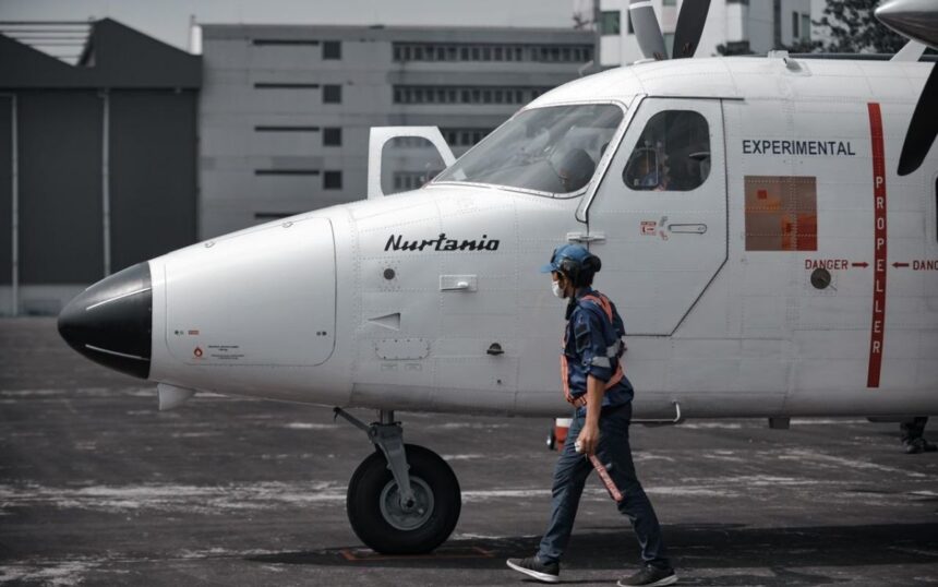 Pesawat angkut serbaguna N219 buatan PT Dirgantara Indonesia (PTDI) Bandung. Foto: PTDI