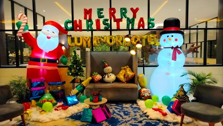 Merayakan momen Natal dan Tahun Baru Makin Seru di Luminor Hotel Tanjung Selor. Foto: Dok/Luminor