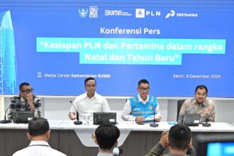 Keterangan pers persiapan PLN dan Pertamina sambut Natal dan tahun baru. Foto: dok. PLN