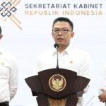 Menteri Luar Negeri Sugiono menyampaikan keterangan pers di Kantor Presiden, Jakarta. Foto: BPMI Setpres/Kris