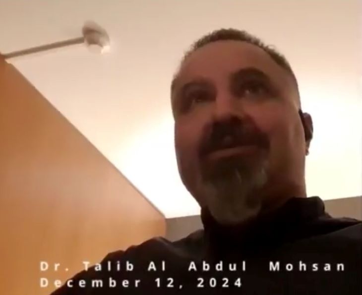 Tampak foto dari terduga dokter asal Arab Saudi, Taleb A, yang menabrakan mobil ke pasar Natal di Magdeburg, Jerman. Foto: X @One_Dawah