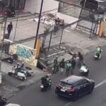 angkapan layar video viral aksi pria pembuat onar dan meresahkan warga masyarakat di kawasan Pesanggrahan, Jakarta Selatan. (Ist)