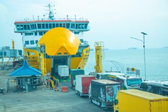 Kapal ferry milik PT ASDP Indonesia Ferry. Foto: Ist