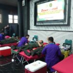 Dinas Penerangan Angkatan Darat (Dispenad) menggelar kegiatan donor darah di Aula D.I. Pandjaitan, Madispenad, Jakarta, Rabu (8/1/2025). Foto: Dispenad