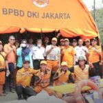 Ilustrasi petugas BPBD DKI Jakarta yang bakal disiagakan 24 jam.(Foto dok BPBD DKI)