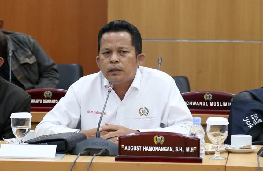 Anggota Komisi C DPRD DKI Jakarta, August Hamonangan.(Foto ist