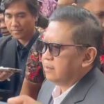 Sekjen PDIP, Hasto Kristiyanto saat memenuhi panggilan pemeriksaan di Gedung Merah Putih KPK, Senin (13/1/2025). Foto: