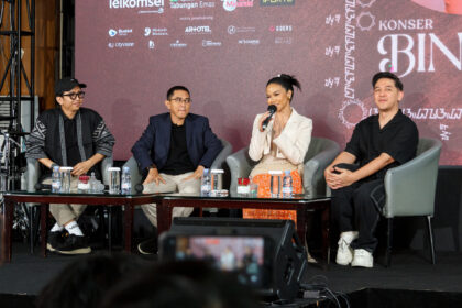 Konferensi pers konser Bingah Yura Yunita di Artotel GBK, Jumat (31/1/2025). (Alidrian Fahwi/ipol.id)