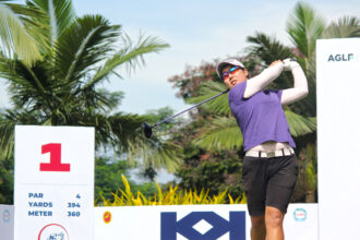 Cho Jeongmin (KOR) berhasil mempertahankan keunggulan di puncak leaderboard Indonesia Women’s Open 2025.