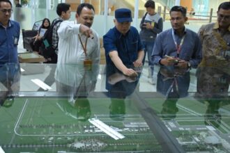 Menteri Perhubungan Dudy Purwagandhi saat meninjau Bandara Internasional Jawa Barat Kertajati, Majalengka, Jabar. Foto: kemenhub