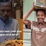 Sumanto mantan manusia kanibal yang viral kini menjadi konten kreator mukbang dan viral di media sosial. Foto: Tangkap layar TikTok @sumantoofficial_