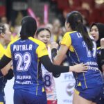 Jakarta Tim voli putri Jakarta Livin Mandiri menumbangkan Jakarta Pertamina Enduro pada pertandingan PLN Mobile Proliga 2025 di GOR Jatidiri, Semarang, Sabtu (4/1/2025).