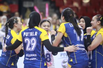 Jakarta Tim voli putri Jakarta Livin Mandiri menumbangkan Jakarta Pertamina Enduro pada pertandingan PLN Mobile Proliga 2025 di GOR Jatidiri, Semarang, Sabtu (4/1/2025).