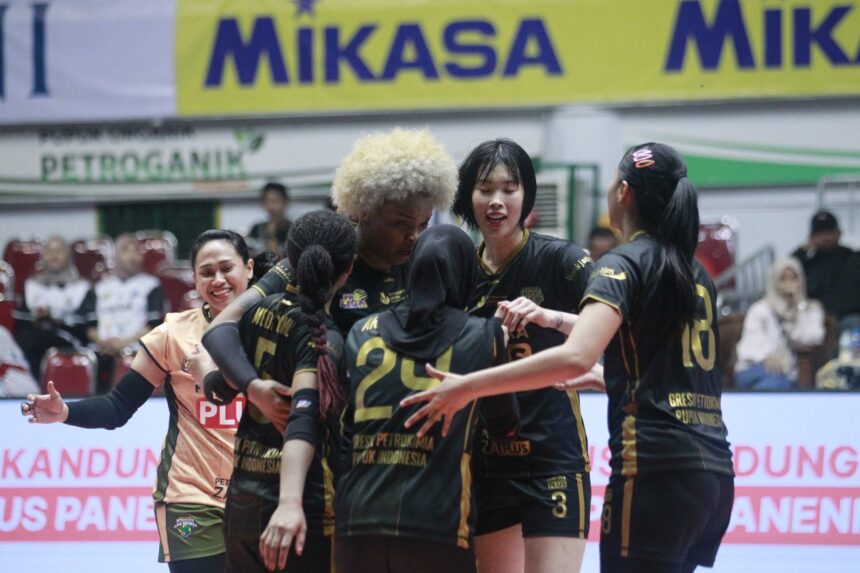 PLN Mobile Proliga 2025 Gresik Petrokimia Menang 3-0 Yogya Falcons