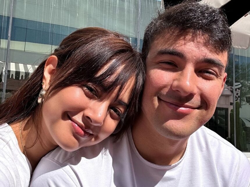 Pasangan Aurelie Moeremans dan Tyler Bigenho. Foto: IG @aurelie