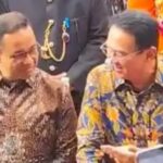 Dua mantan gubernur DKI Jakarta, Anies Baswedan dan Ahok. (foto istimewa)