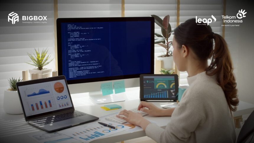 Melalui Big Impact dari BigBox, PT Telkom Indonesia Tbk (Telkom) menghadirkan program ‘Kampus Digital’ yang menjadi inovasi dalam mengembangkan talenta dan mendukung transformasi ekosistem pendidikan di Indonesia lewat Big Data dan Artificial Intelligence (AI). Foto: Telkom Indonesia