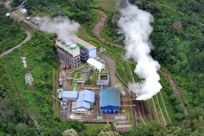 _Aerial view_ Pembangkit Listrik Tenaga Panas Bumi (PLTP) Ulumbu yang berlokasi di Kabupaten Manggarai, Nusa Tenggara Timur dengan kapasitas total 10 MW. Foto: Dok PLN