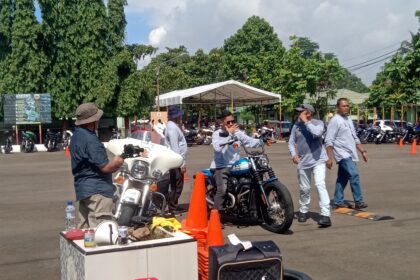 PT Anak Elang Motorindo sebagai dealer resmi dan distributor Anak Elang Harley-Davidson® (AEH-D) di Indonesia, kembali mengadakan safety riding dengan tema "Skilled Rider Training" hari Ini Minggu, 19 Januari 2025 di Lapangan King-kony Yonkav 7, Cijantung, Jaktim. Foto/ipol