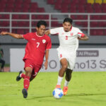 Timnas Indonesia U-20 kalah dari Yordania U-20 saat laga pertama Mandiri U-20 Challenge Series 2025. Foto: PSSI