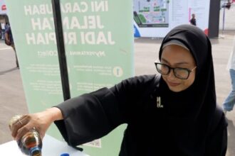 Green Movement UCO, kolaborasi Mypertamina dan UCOllect, untuk melakukan tracing pengumpulan minyak jelantah. Foto: Dok Pertamina