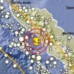 Gempa gnucang Aceh Selatan. Foto: BMKG