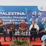 Diskusi terkait pelanggaran tragedi kemanusiaan di Palestina yang digelar Universitas Paramadina. Foto: dok humas