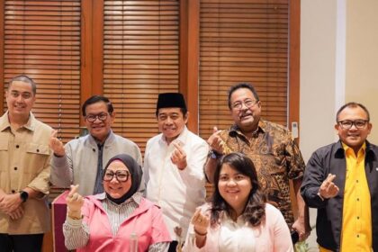 Pramono Anung dan Rano Karno bertemu dengan bertemu dengan para pimpinan DPRD DKI Jakarta