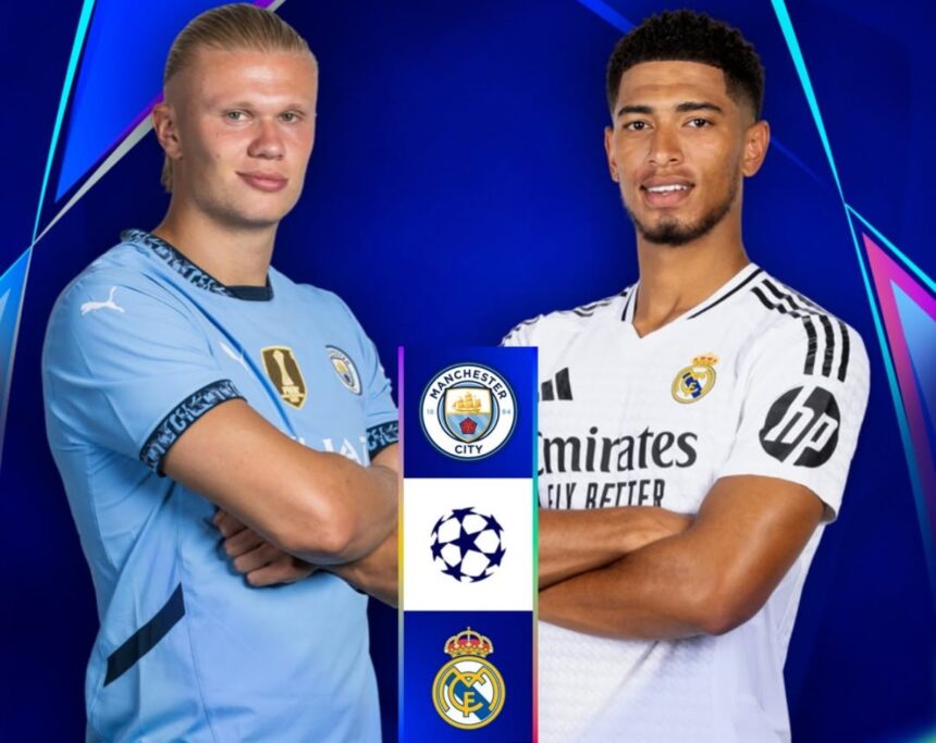 Manchester City dan Real Madrid. Foto: Instagram @championsleague