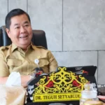 Pj Teguh disalah satu acara pemprov.(Foto dok Pemprov)