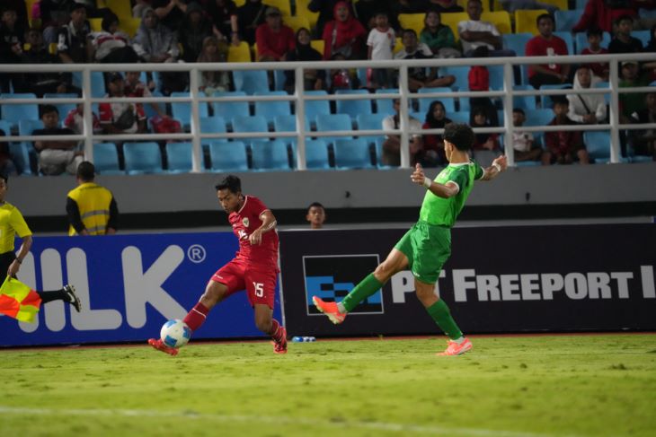 Timnas Indonesia U-20 harus mengakui keunggulan Suriah dengan skor 0-2 pada laga Mandiri U-20 Challenge Series 2025 di Stadion Gelora Delta, Sidoarjo, Senin (27/1/2025).